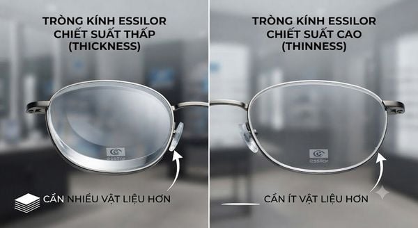 Bí quyết để chọn tròng kính mỏng nhẹ với độ bền cao