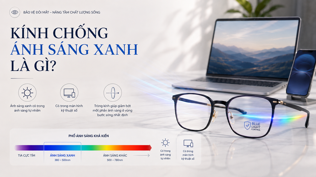 Kính chống ánh sáng xanh là gì?