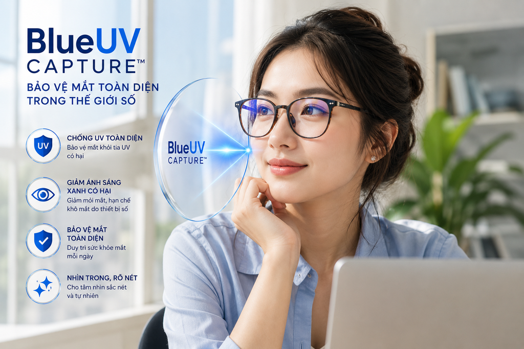 Có nên chọn tròng kính tích hợp công nghệ BlueUV Capture?