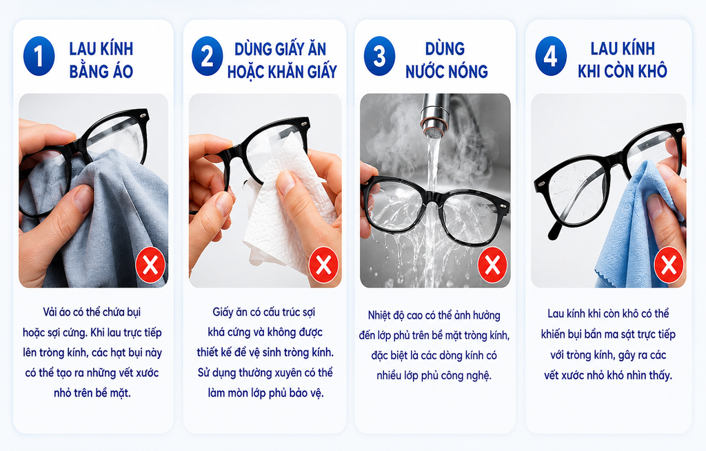 Mắt kính mờ ảnh hưởng như thế nào đến thị giác?