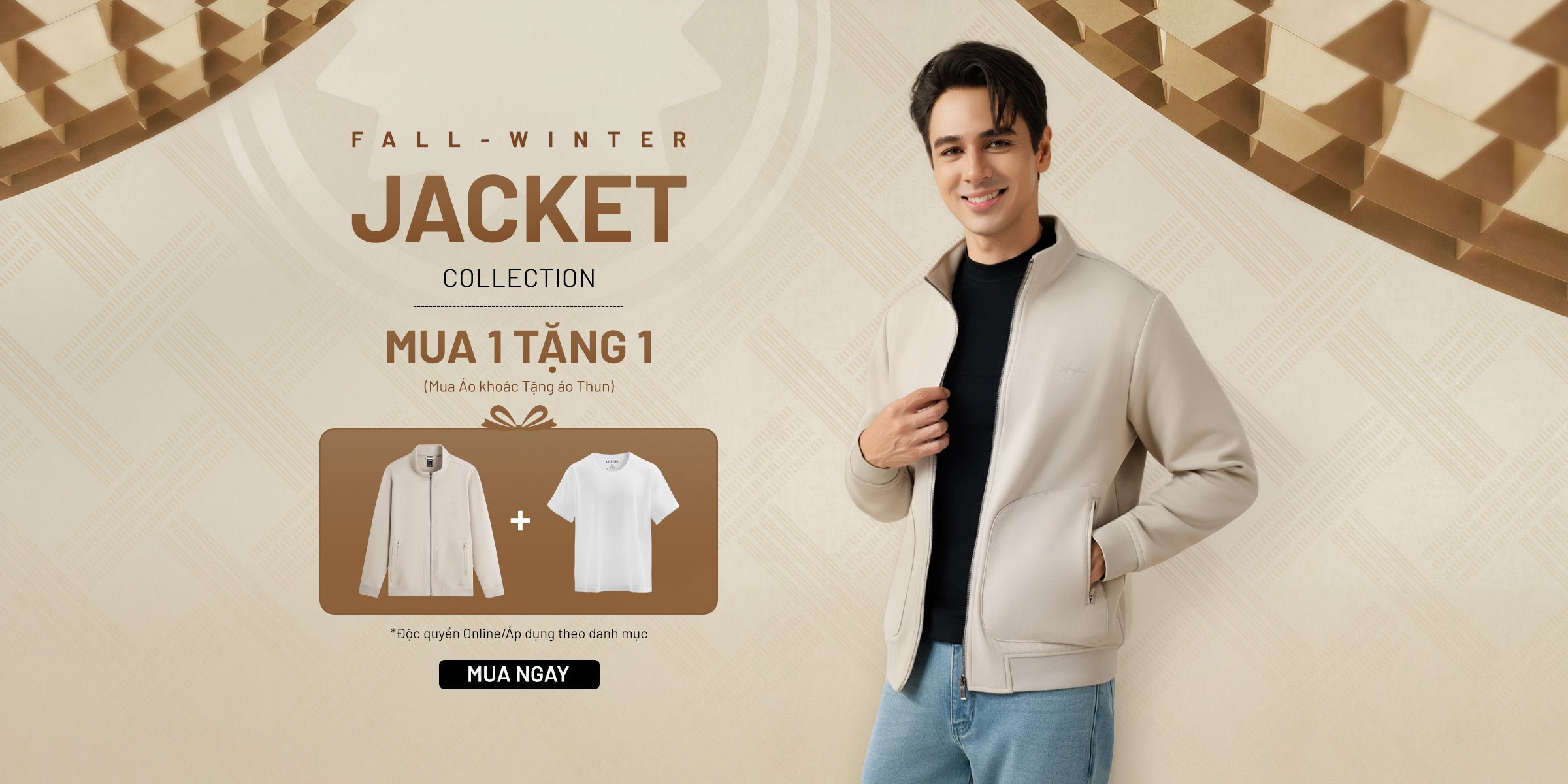 Mua áo khoác tặng áo thun