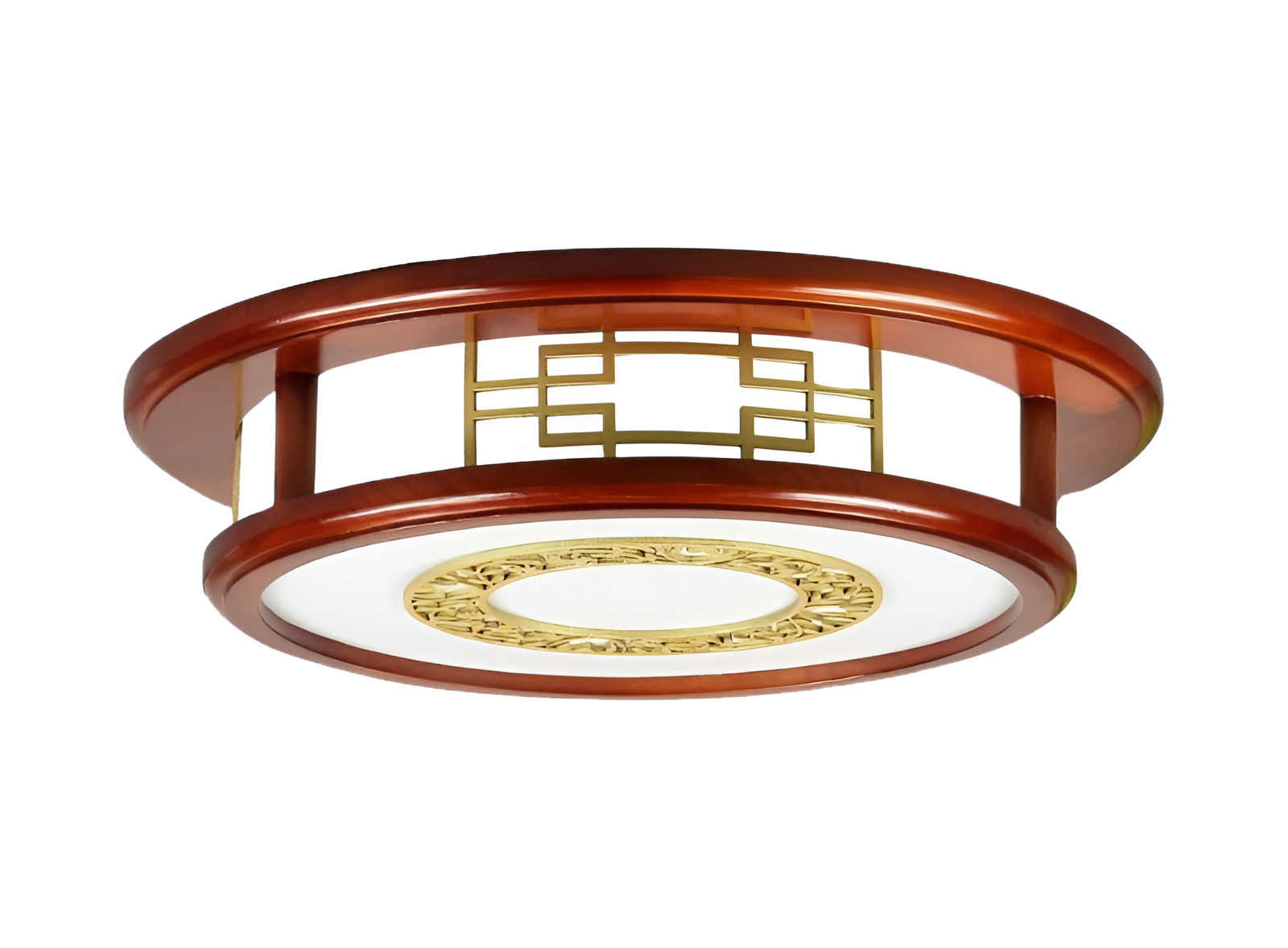 Đèn ốp trần gỗ