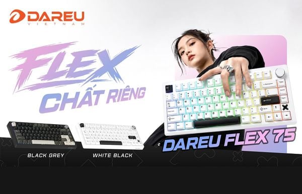 DAREU FLEX 75 – NHỎ GỌN PHÙ HỢP MỌI GÓC SETUP