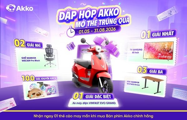 ĐẬP HỘP AKKO - MỞ THẺ, TRÚNG QUÀ