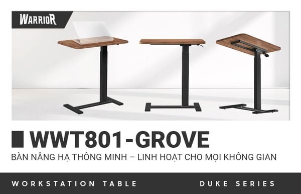 WARRIOR RA MẮT MẪU BÀN LÀM VIỆC HOÀN TOÀN MỚI – WORKSTATION TABLE DUKE SERIES