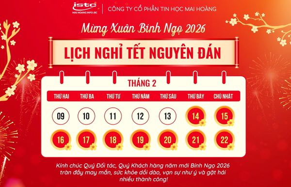 THÔNG BÁO NGHỈ TẾT NGUYÊN ĐÁN BÍNH NGỌ 2026
