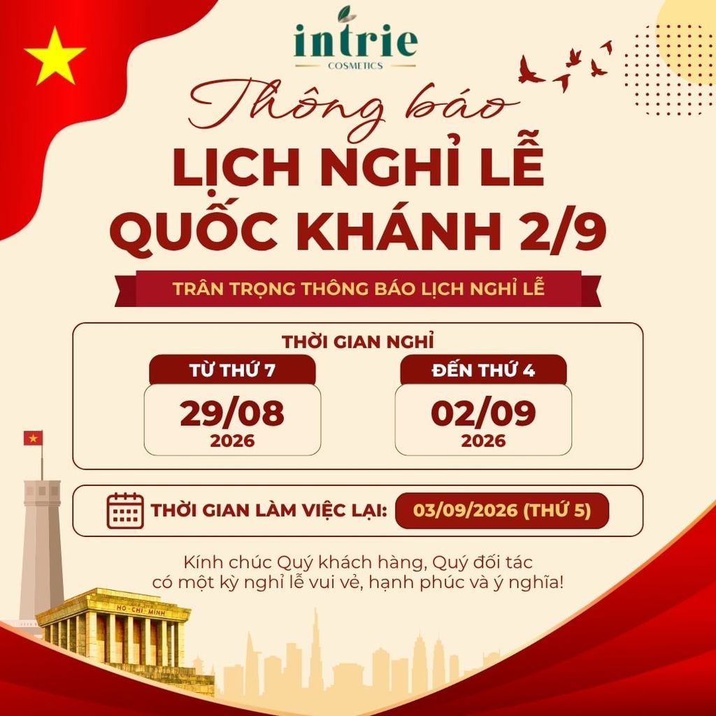 THÔNG BÁO LỊCH NGHỈ LỄ QUỐC KHÁNH 2/9