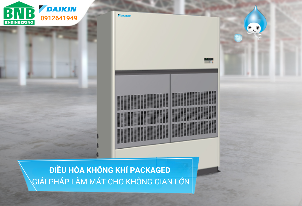 🌬️ Điều hòa không khí Packaged R-410A – Giải pháp làm mát hiệu quả cho không gian lớn