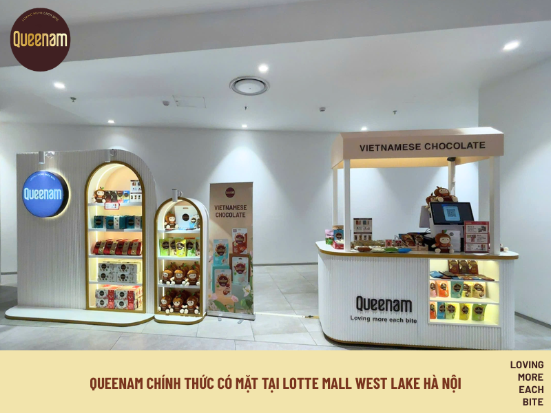 Queenam Chính Thức Có Mặt Tại Lotte Mall West Lake Hà Nội