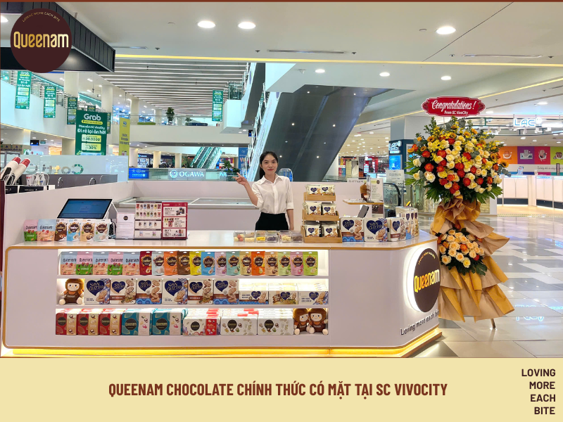 Queenam Chocolate Chính Thức Có Mặt Tại SC VivoCity