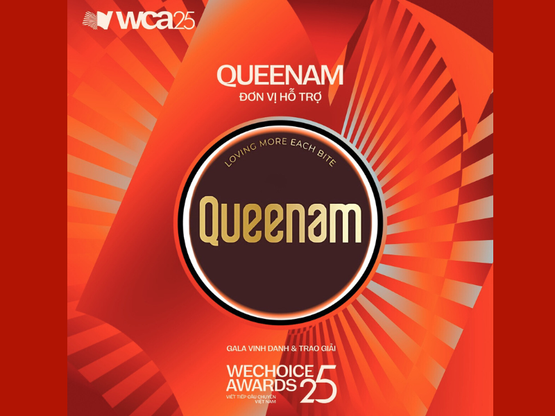 Queenam đồng hành cùng WeChoice Awards 2025