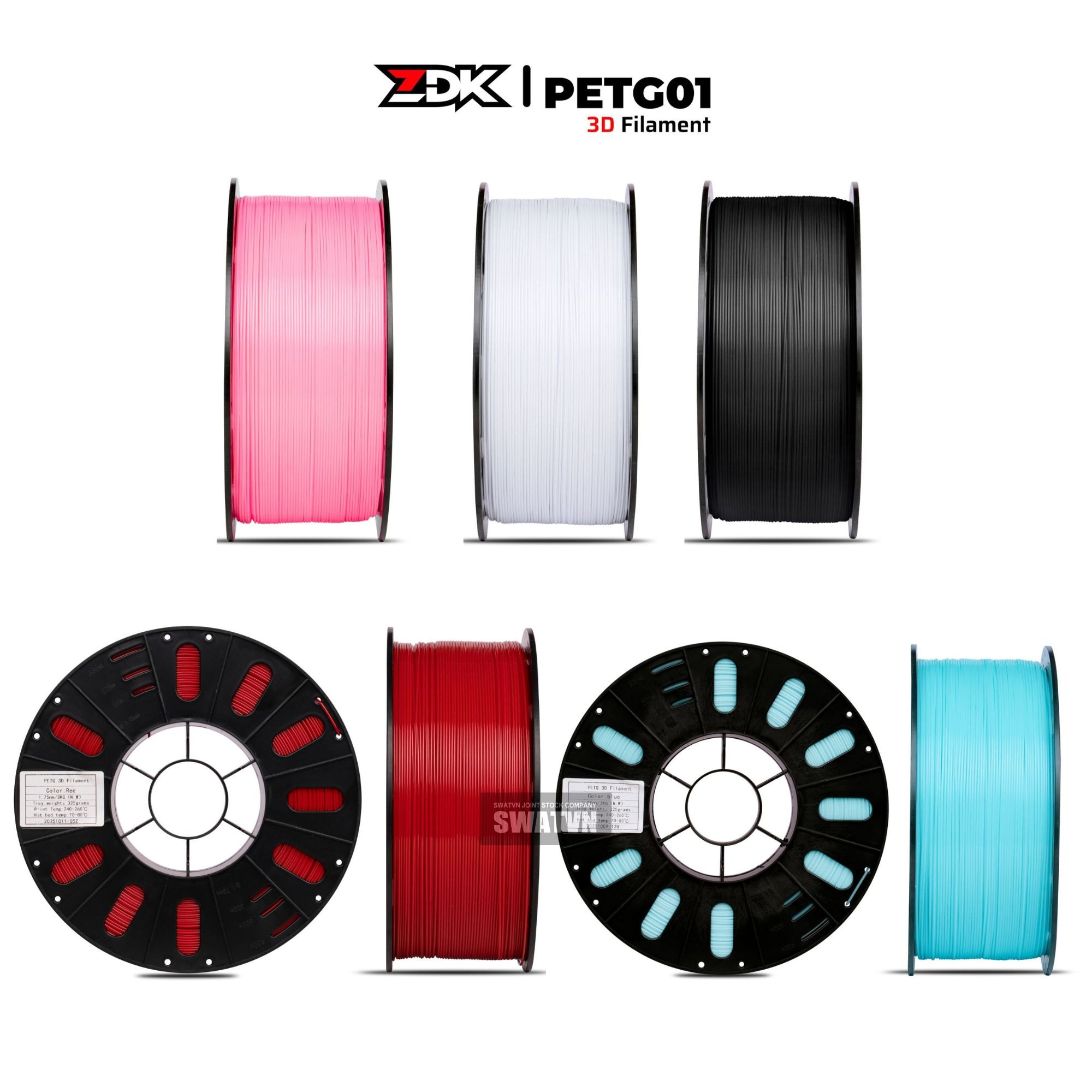 CUỘN NHỰA PETG IN 3D CHẤT LƯỢNG CAO – LỰA CHỌN TỐI ƯU NHỜ ĐỘ BỀN VƯỢT TRỘI VÀ KHẢ NĂNG IN ỔN ĐỊNH