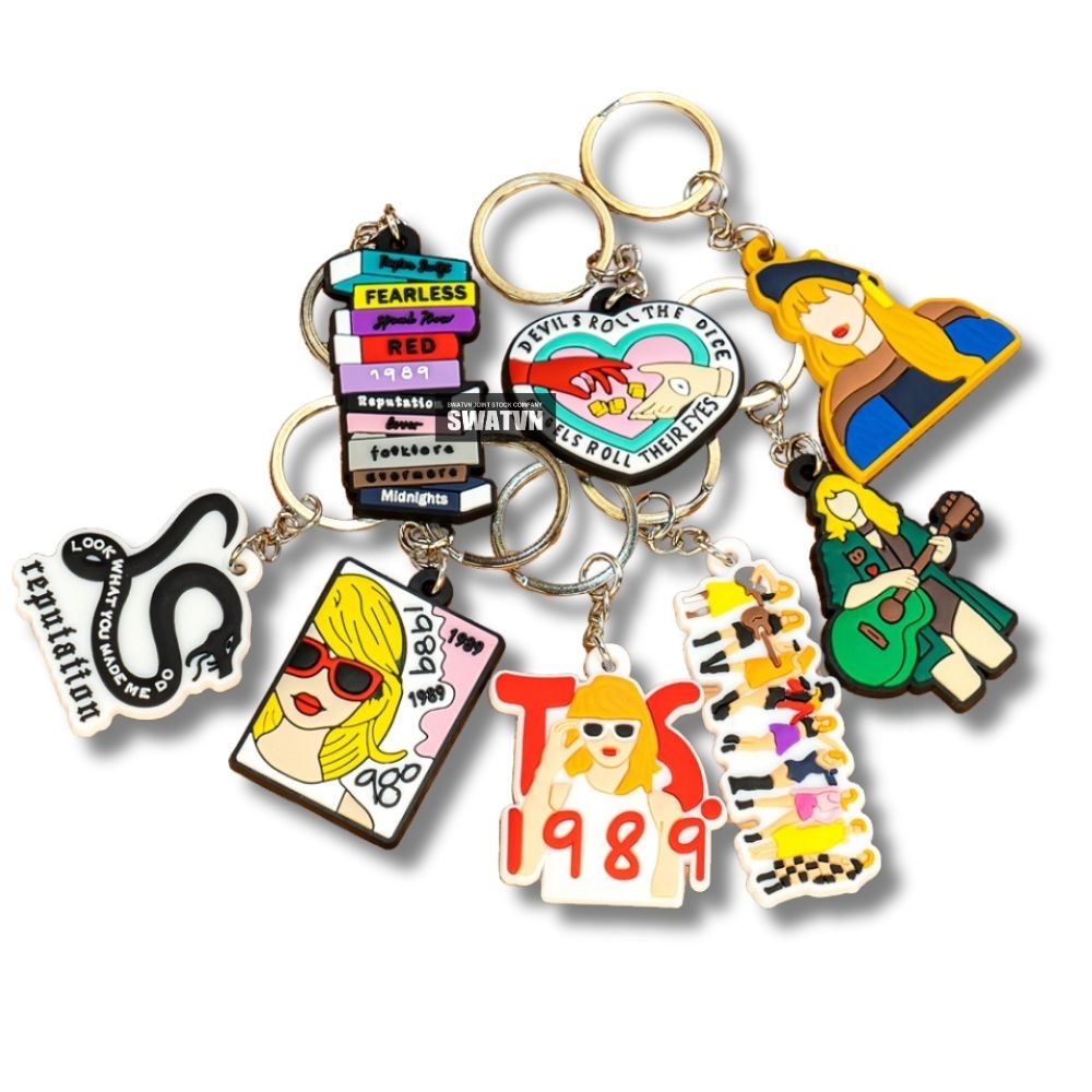 MÓC KHÓA CAO SU 2D, 3D – PHỤ KIỆN THỜI TRANG ĐỘC ĐÁO, BỀN ĐẸP