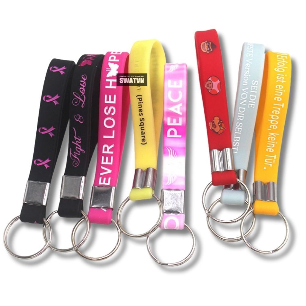 XƯỞNG SẢN XUẤT MÓC KHÓA DÂY CAO SU CHẤT LƯỢNG CAO, GIA CÔNG SỐ LƯỢNG LỚN