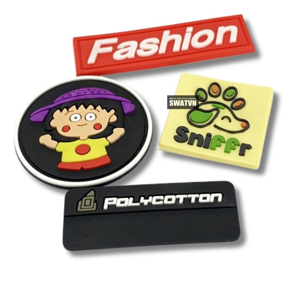 XƯỞNG SẢN XUẤT NHÃN CAO SU MAY QUẦN ÁO – NHẬN THIẾT KẾ RIÊNG, IN NỔI HOẶC ÉP CHÌM THEO YÊU CẦU