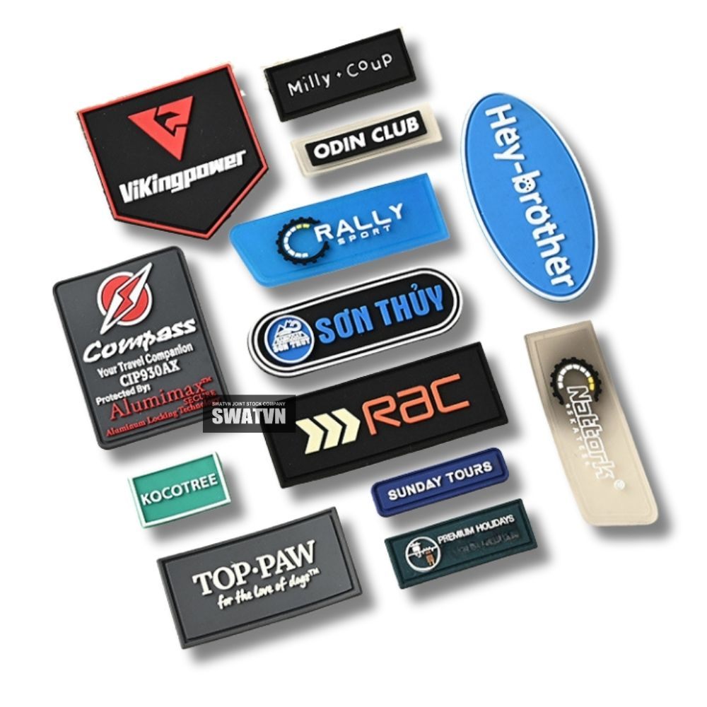 XƯỞNG SẢN XUẤT NHÃN MÁC IN LOGO BẰNG CAO SU CHẤT LƯỢNG CAO, BỀN ĐẸP THEO YÊU CẦU