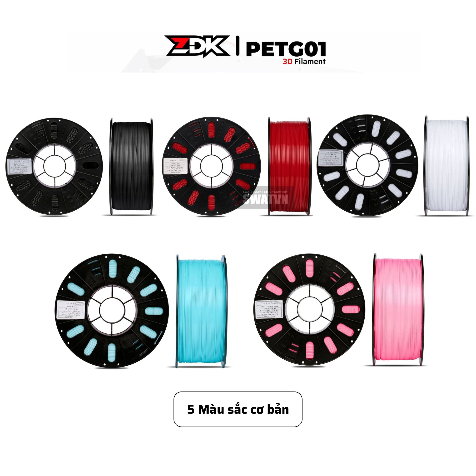 PHÂN PHỐI NHỰA PETG IN 3D SỐ LƯỢNG LỚN – NGUỒN HÀNG ỔN ĐỊNH CHO DOANH NGHIỆP