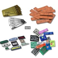 SO SÁNH CÁC TEM MÁC CAO SU VỚI TEM VẢI, TEM DA VÀ KIM LOẠI – NÊN CHỌN LOẠI NÀO?