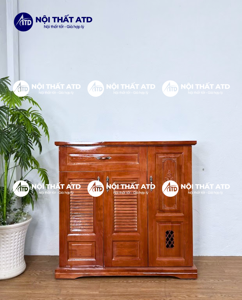 MẪU TỦ GIÀY BẰNG GỖ GIÁ RẺ - BỀN ĐẸP