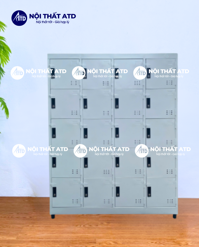 TỦ LOCKER 20 NGĂN GIÁ RẺ CHO VĂN PHÒNG - NHÀ MÁY - PHÒNG GYM