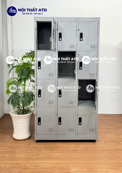 TỦ SẮT LOCKER 12 NGĂN GIÁ RẺ CHO VĂN PHÒNG