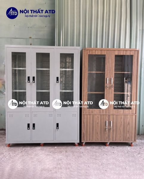 SO SÁNH TỦ HỒ SƠ SẮT VÀ GỖ: NÊN CHỌN LOẠI NÀO ?