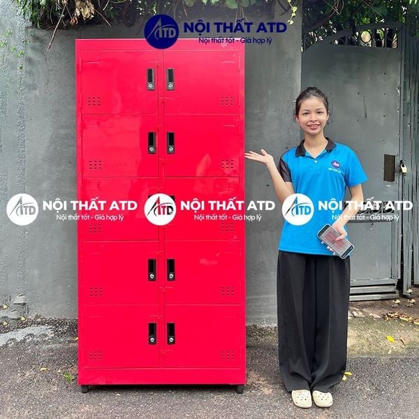 Chất liệu tủ locker dễ vệ sinh
