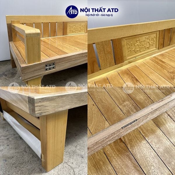giường gỗ gấp gọn bền đẹp