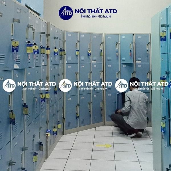 Tủ locker sử dụng trong nhà máy xí nghiệp