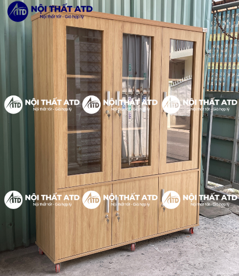 Tủ hồ sơ 3 cánh gỗ MDF