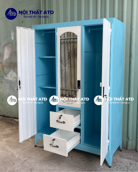 Bảng giá tủ quần áo sắt tại nội thất ATD