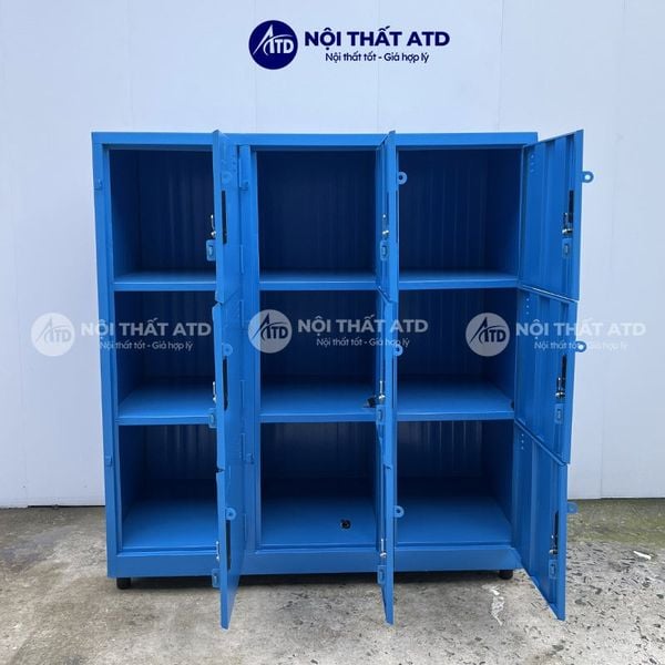 tủ locker sắt 9 ngăn của nội thất ATD