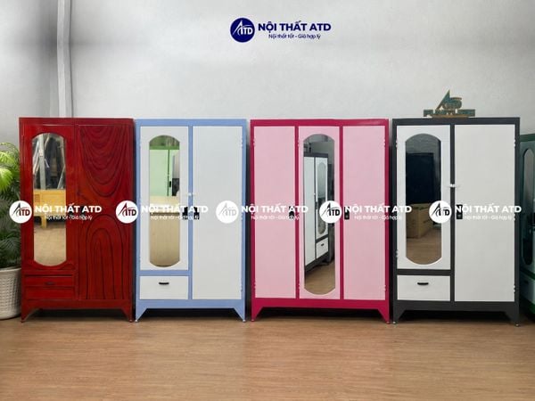 Các mẫu tủ quần áo sắt tại nội thất ATD