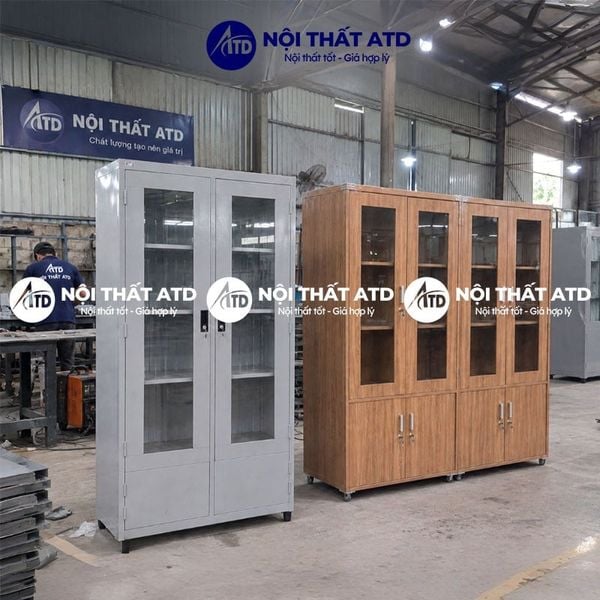 Xưởng sản xuất tủ hồ sơ của nội thất ATD