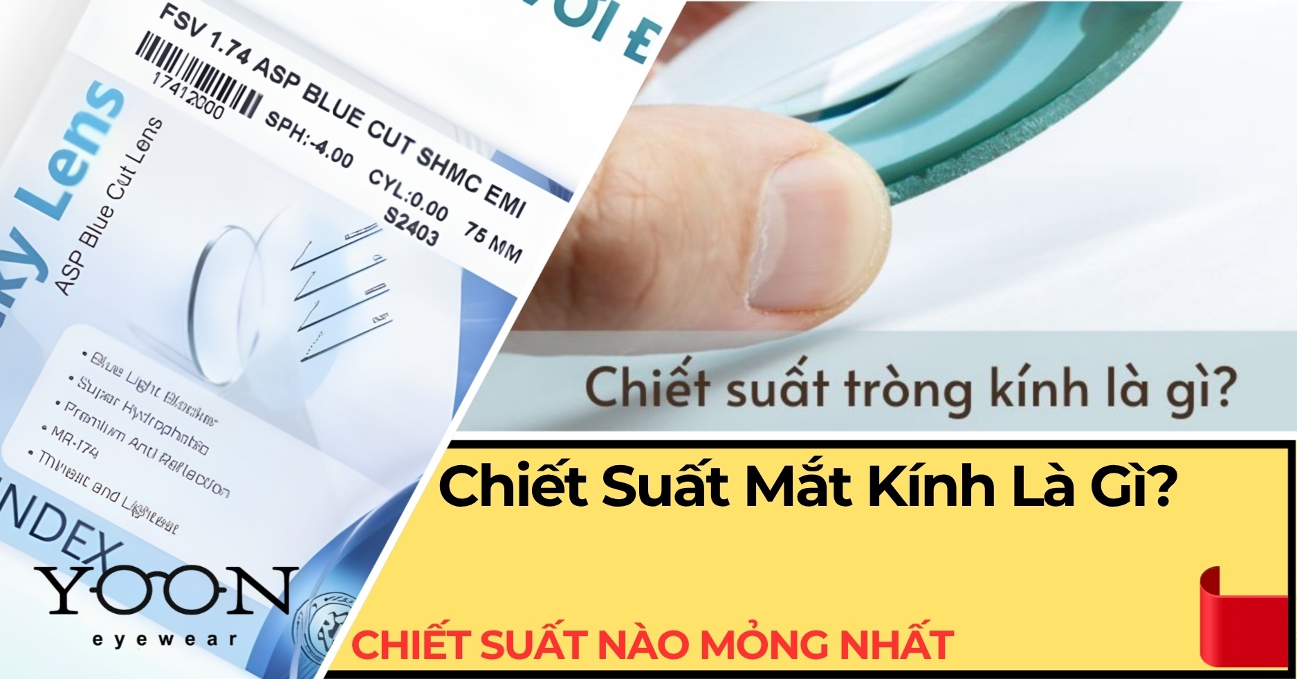 Tròng Kính Chiết Suất Nào Mỏng Nhất Cho Người Cận Nặng?