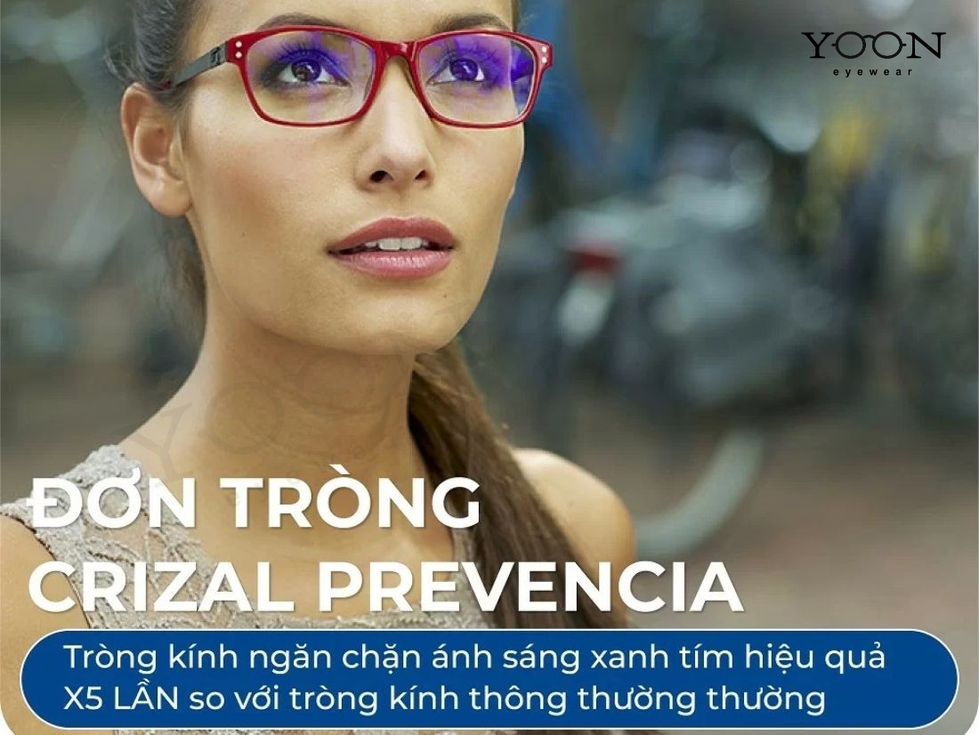 Crizal Prevencia – Bảo Vệ Mắt Trước Ánh Sáng Xanh