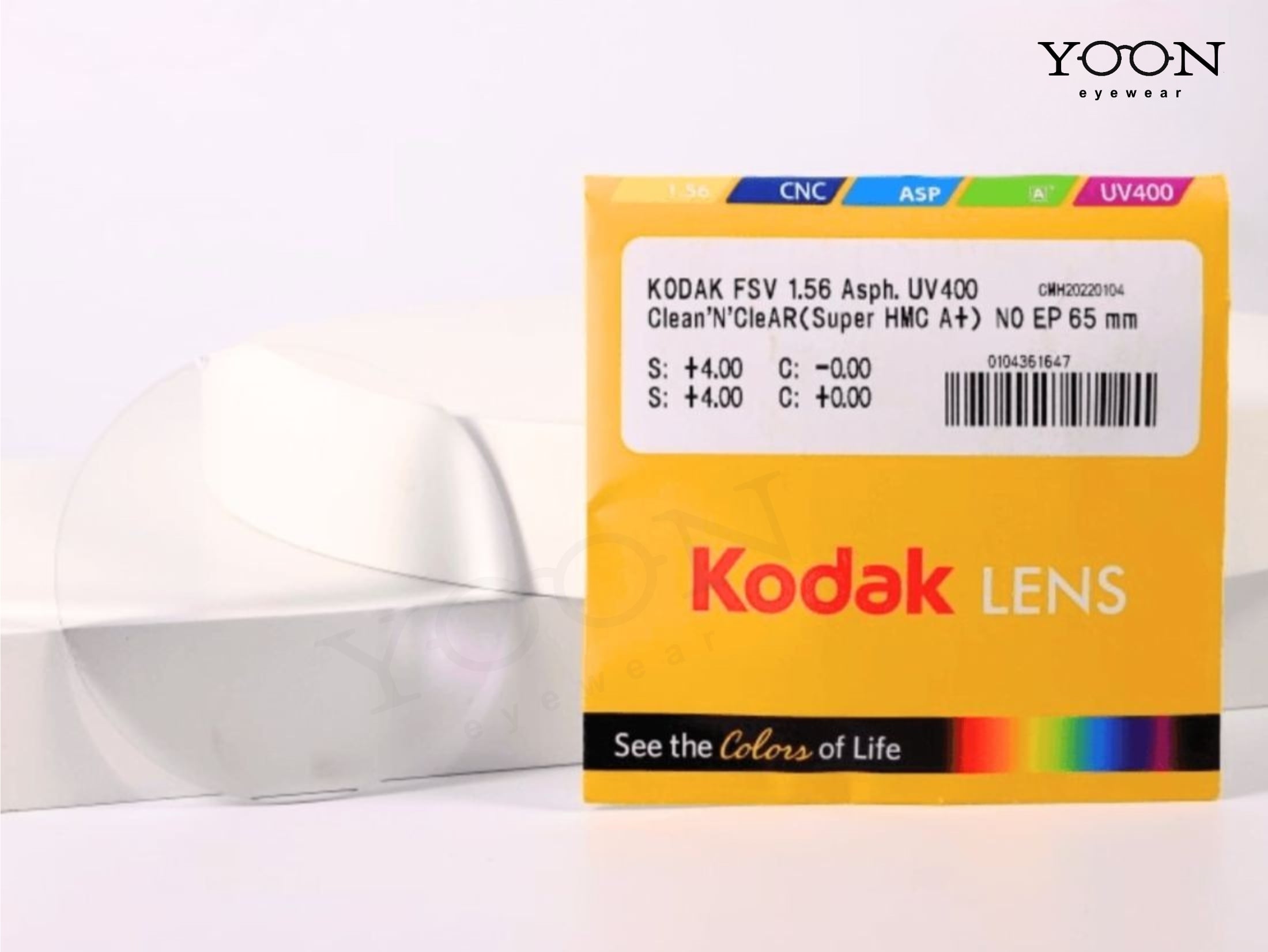 Tròng Kodak Clean & Clear 1.56