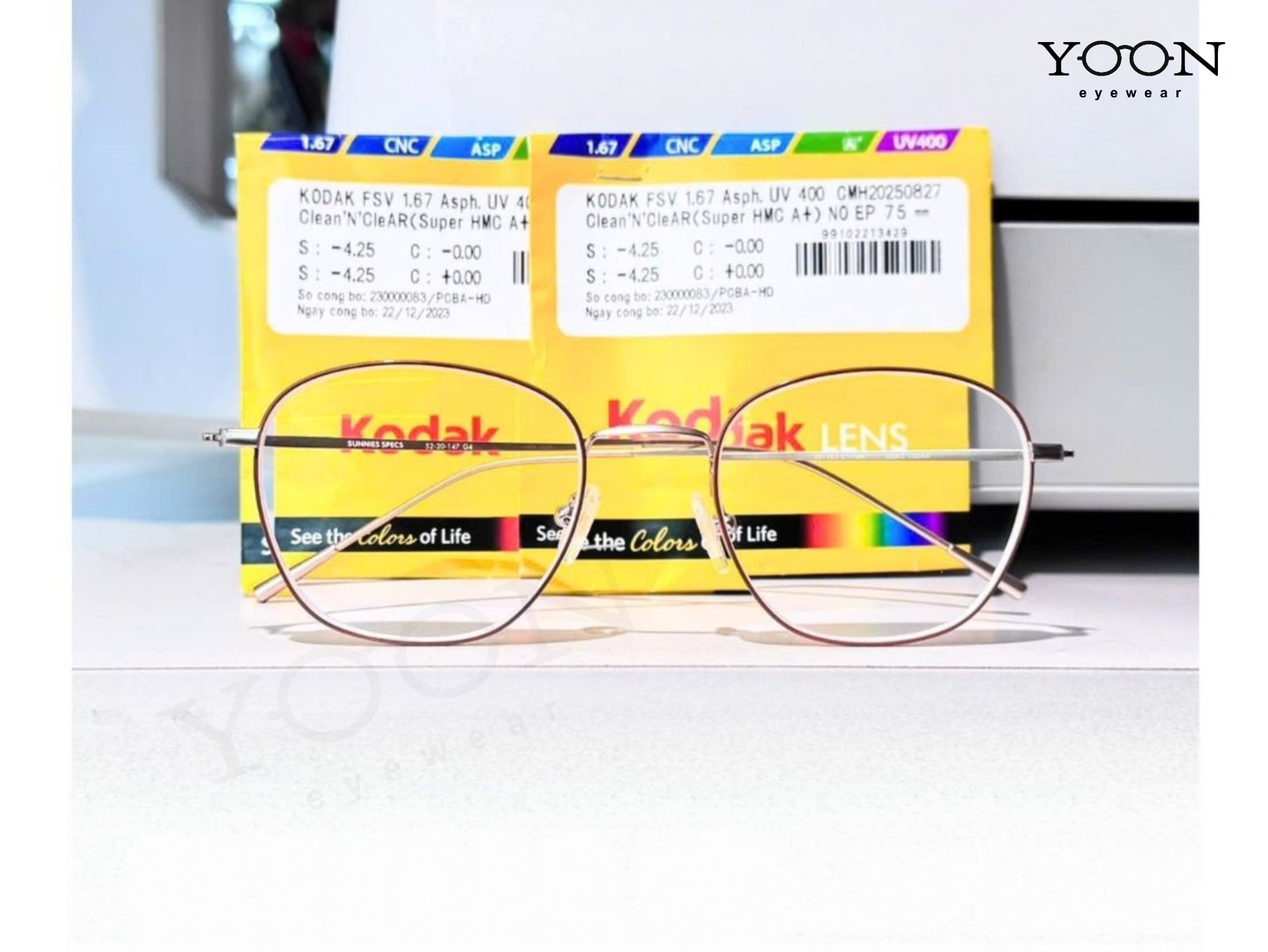 Tròng Kodak Clean & Clear 1.67