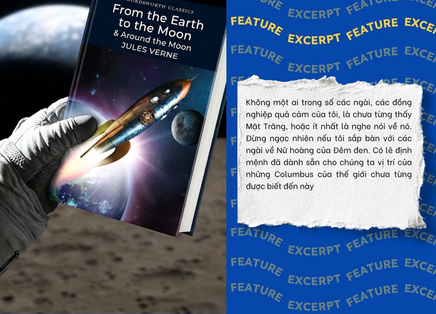 Từ trái đất đến mặt trăng (trích) - Jules Verne