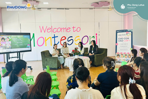 “HÀNH TRANG SẴN SÀNG CHO CON VÀO LỚP 1” Ở PHÚ ĐÔNG LOTUS