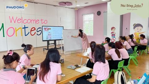 MỖI MÙA HÈ, CÁC CÔ GIÁO PHÚ ĐÔNG LOTUS LẠI TRỞ THÀNH... NHỮNG HỌC VIÊN CHĂM CHỈ