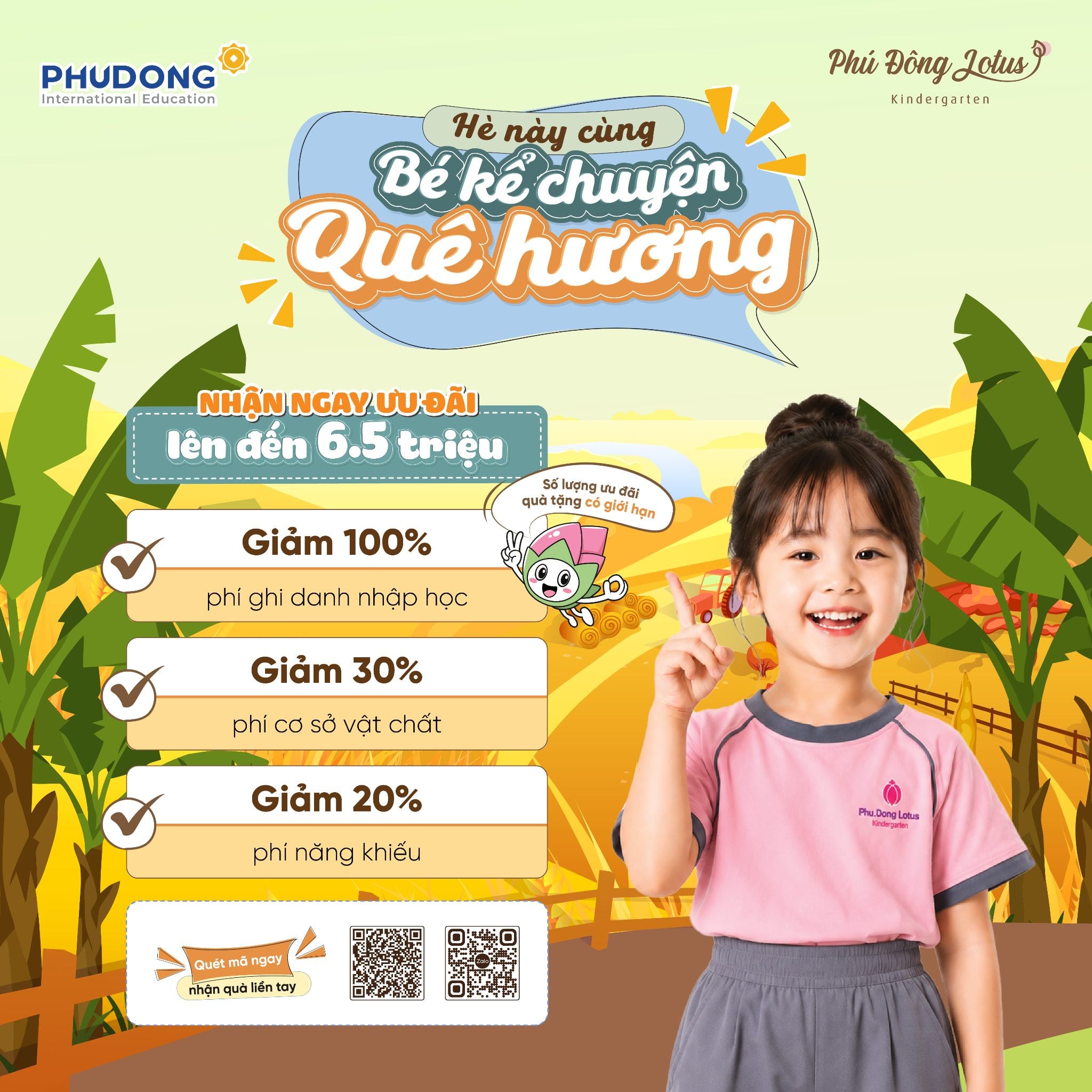HÈ NÀY CÙNG “BÉ KỂ CHUYỆN QUÊ HƯƠNG” VÀ NHẬN NGAY ƯU ĐÃI LÊN ĐẾN 6,5 TRIỆU ĐỒNG