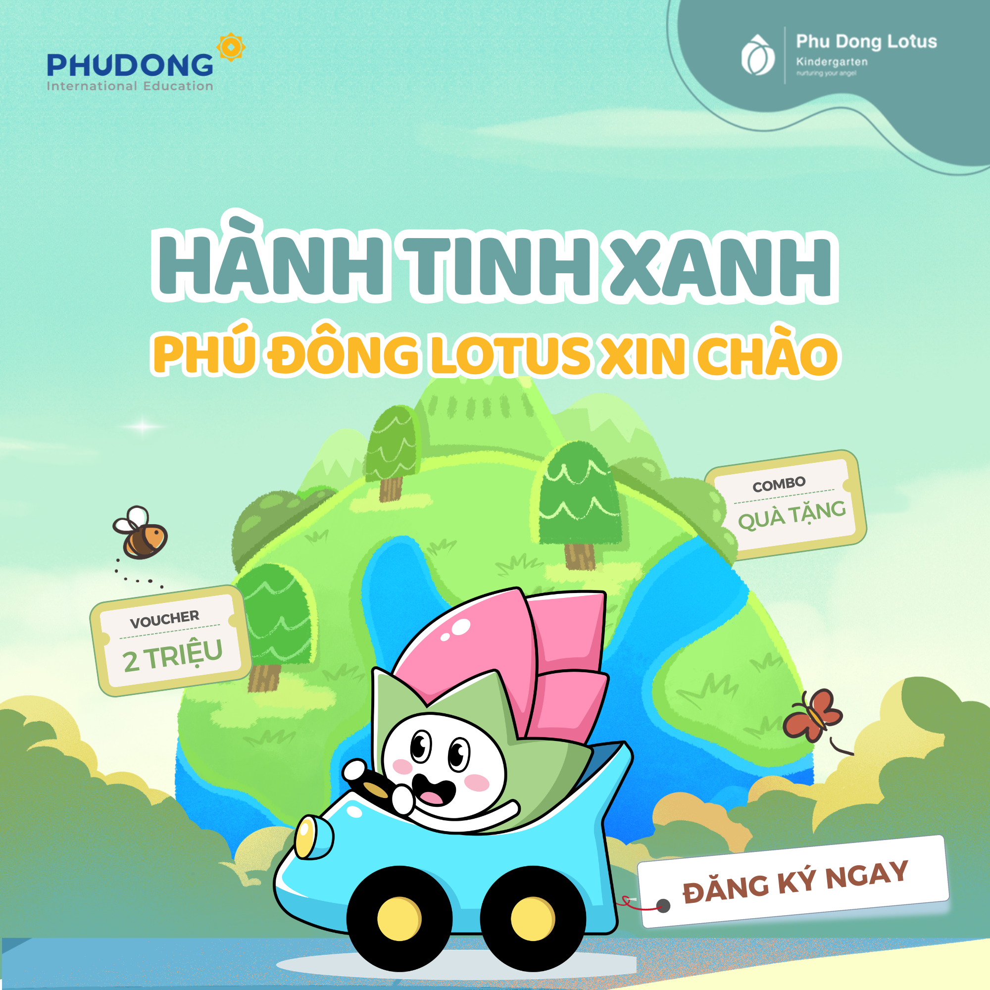 HÀNH TINH XANH PHÚ ĐÔNG LOTUS XIN CHÀO!
