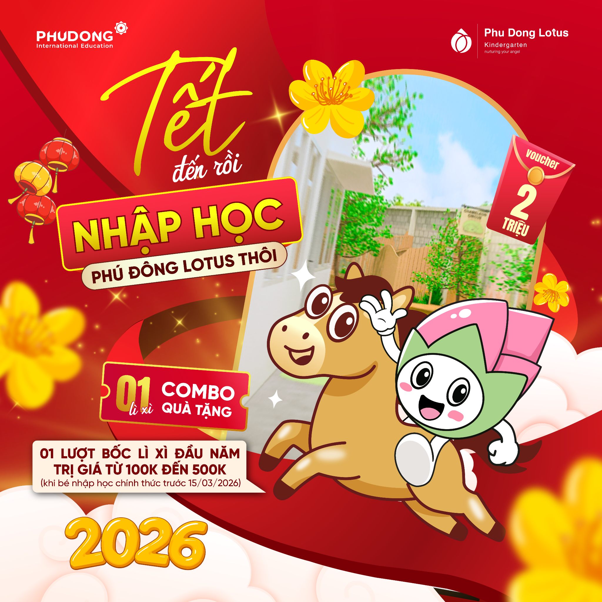 TẾT ĐẾN RỒI - NHẬP HỌC PHÚ ĐÔNG LOTUS THÔI!