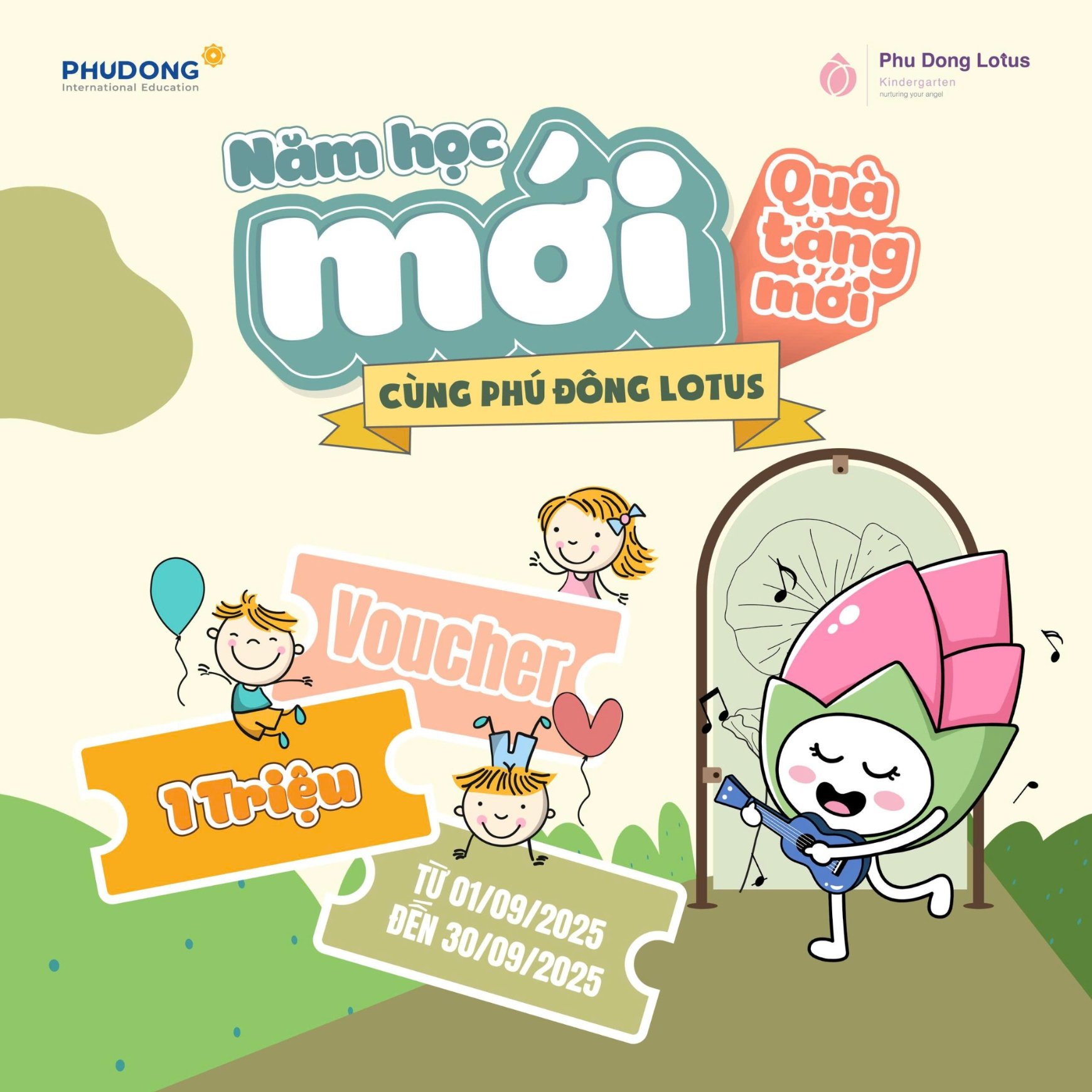 NĂM HỌC MỚI - QUÀ TẶNG MỚI CÙNG PHÚ ĐÔNG LOTUS