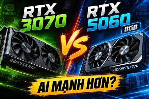 RTX 3070 vs RTX 5060 8GB: Card đồ họa nào mạnh hơn? Nên chọn VGA nào năm 2026?