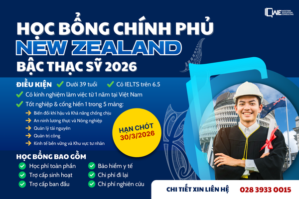 Học Bổng Manaaki New Zealand 2026 - Toàn Phần 100% Chi Phí: Đừng Bỏ Lỡ Cơ Hội Hiếm Có!