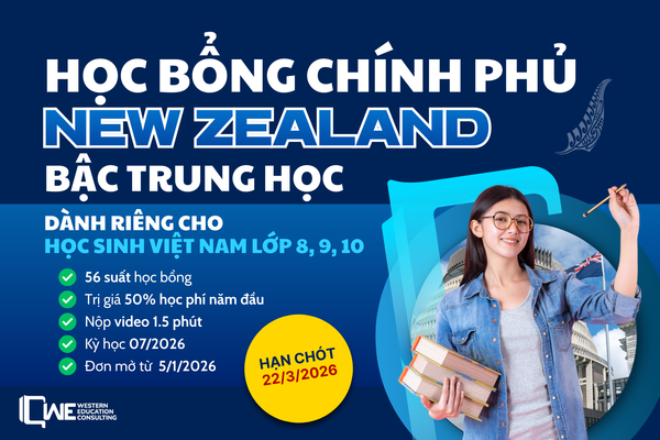 NZSS 2026 - Học Bổng Chính Phủ New Zealand Bậc Trung Học: Cơ Hội Vàng Cho Học Sinh Việt Nam