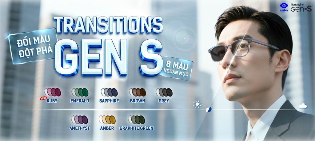 Tròng kính đổi màu GenS