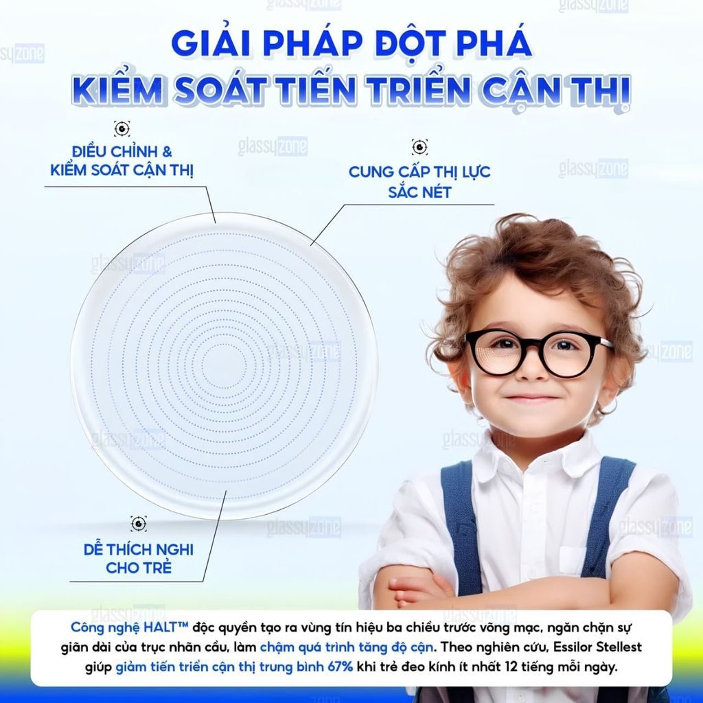 Giải pháp kiểm soát cận thị cho trẻ em